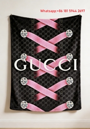 Gucci Pink Laces Tapestry Diamond Gucci Sneaker Throw Blankets IMG_2884